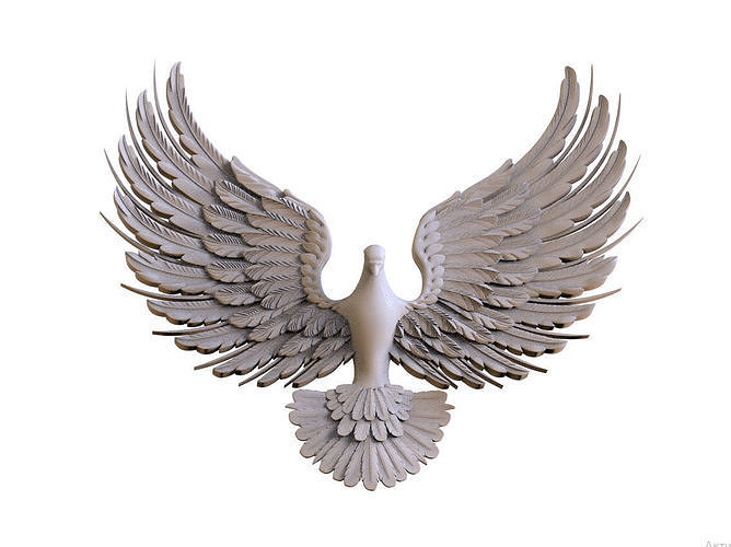 Flight of bird 3D print model