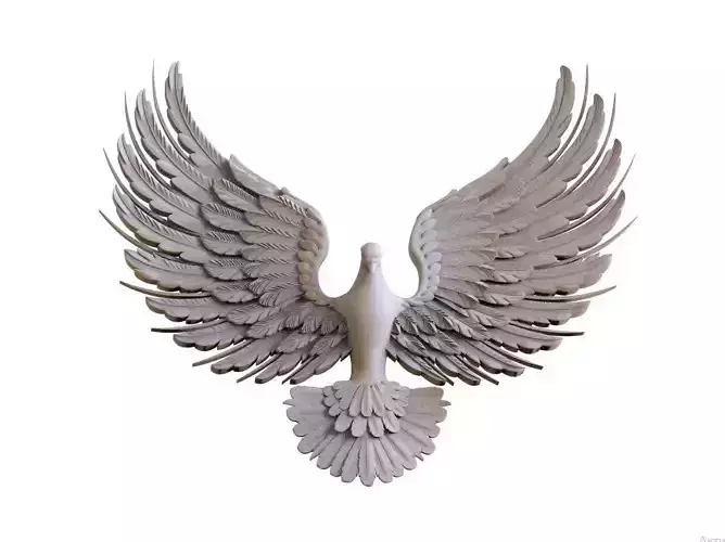  Flight of bird 3D print model