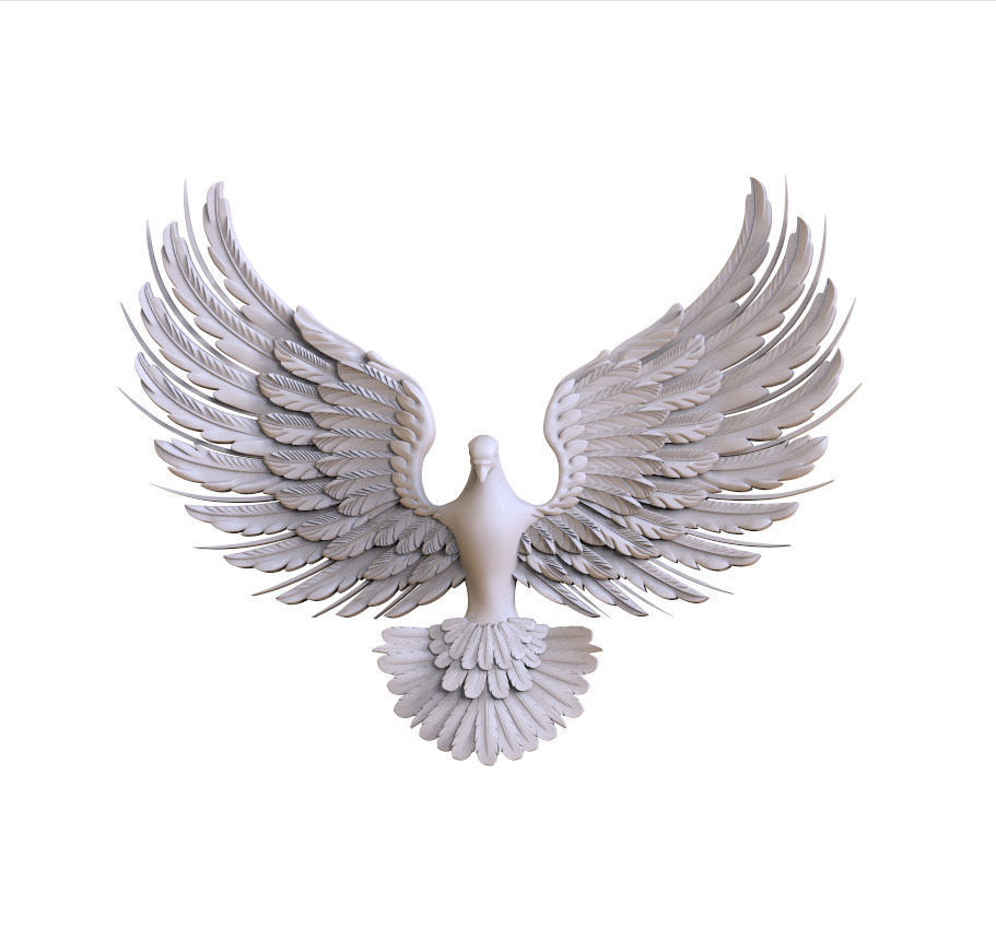  Flight of bird 3D print model_1