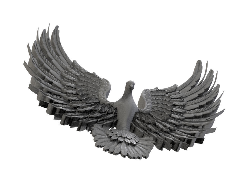 Flight of bird 3D print model_7