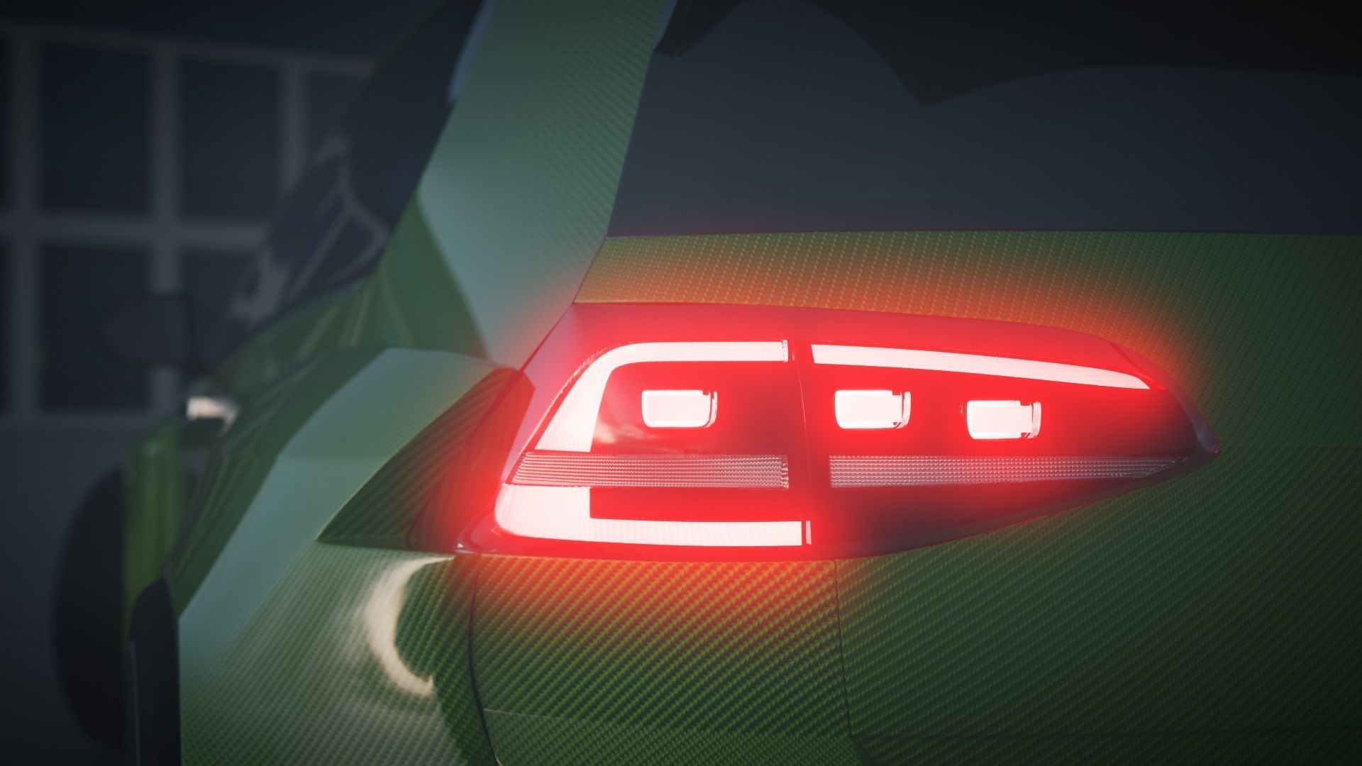 VW Golf 2014 Rocket Bunny Kit 3D model_6