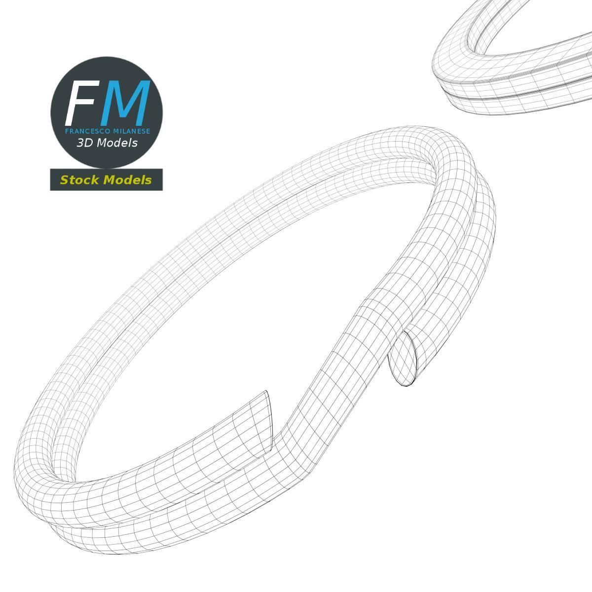 Split rings 3D model_7