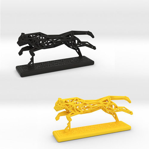Cheetah tiger 3D print model