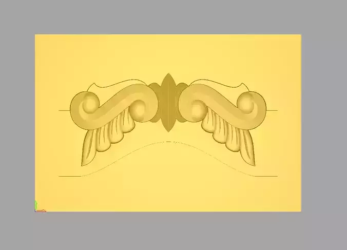 design27 ornate piece of furniture 3D model