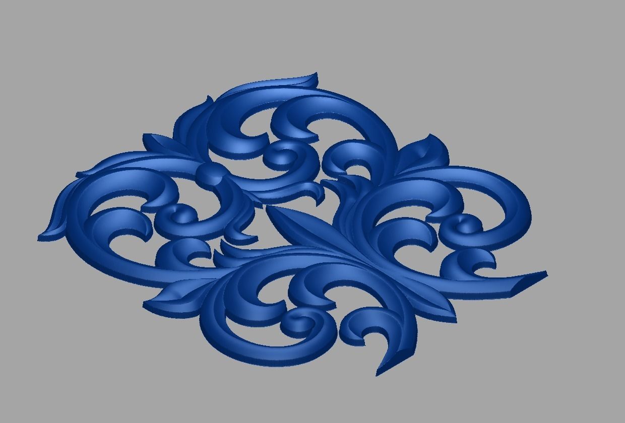 wooden design 29 3D model_3