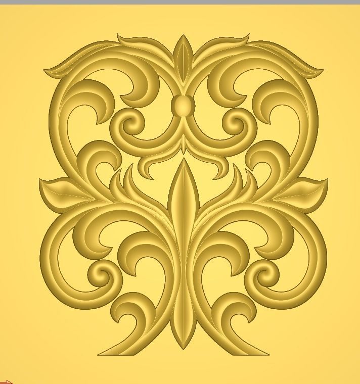 wooden design 29 3D model_1