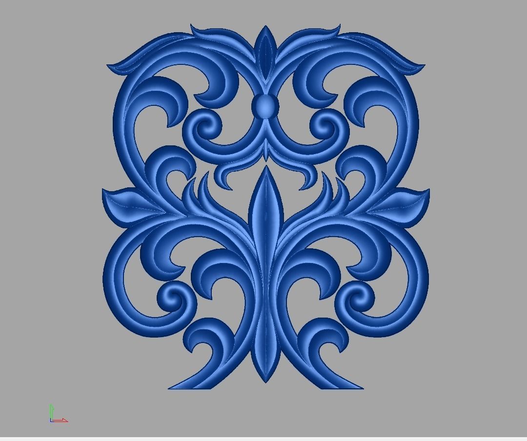 wooden design 29 3D model_4