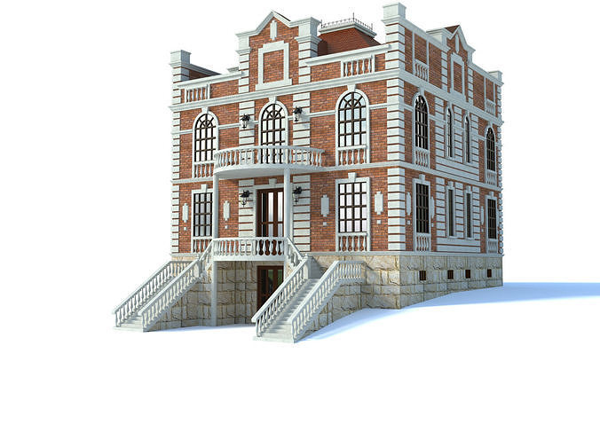 House 2 3D model victorian 3D model