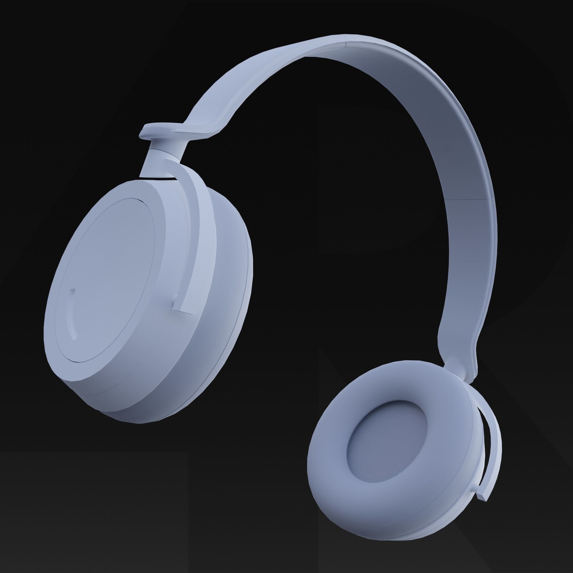 Surface Headphones - NoLogo 3D model_4