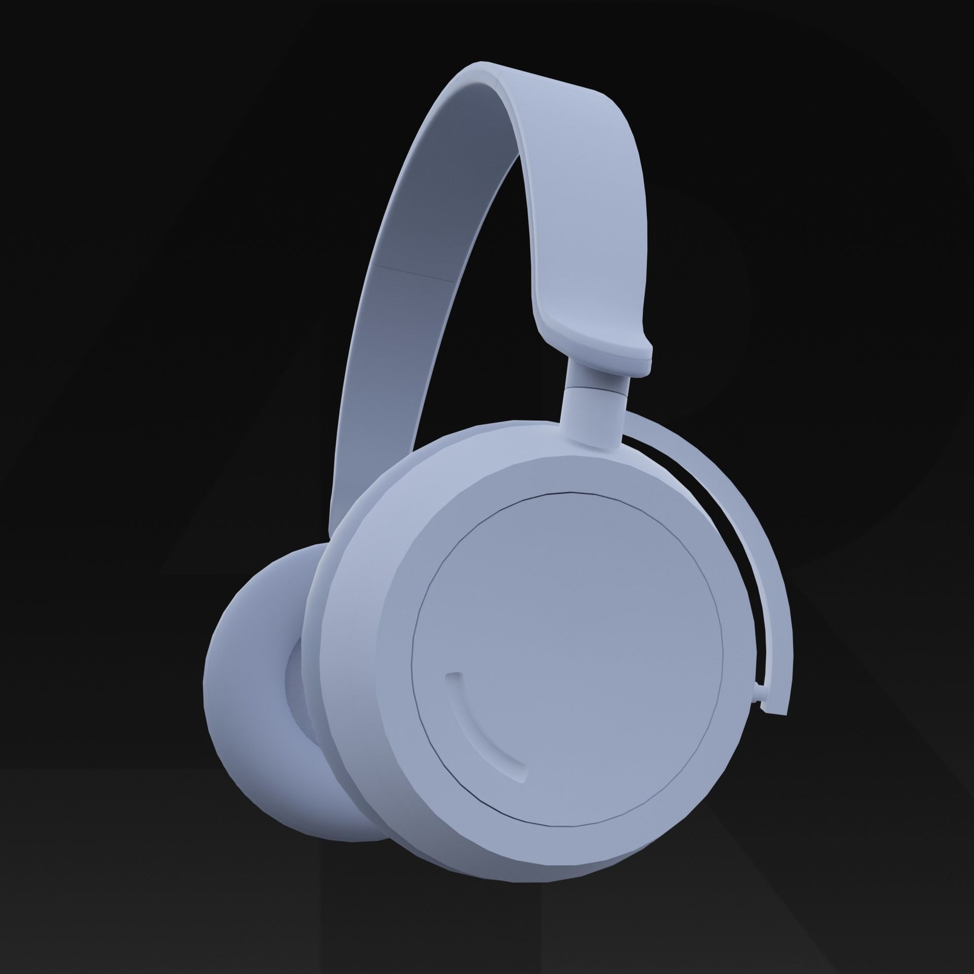 Surface Headphones - NoLogo 3D model_6