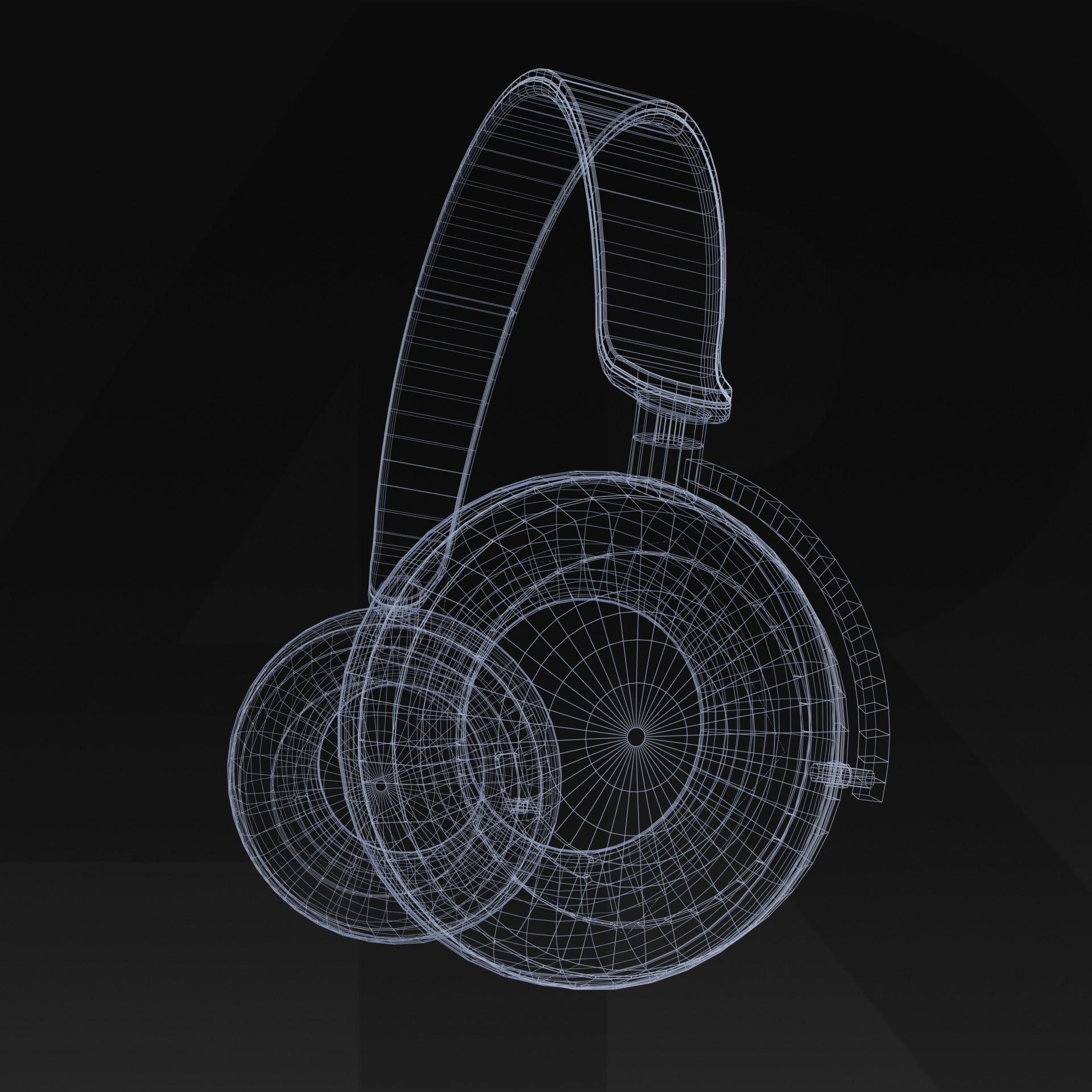 Surface Headphones - NoLogo 3D model_7