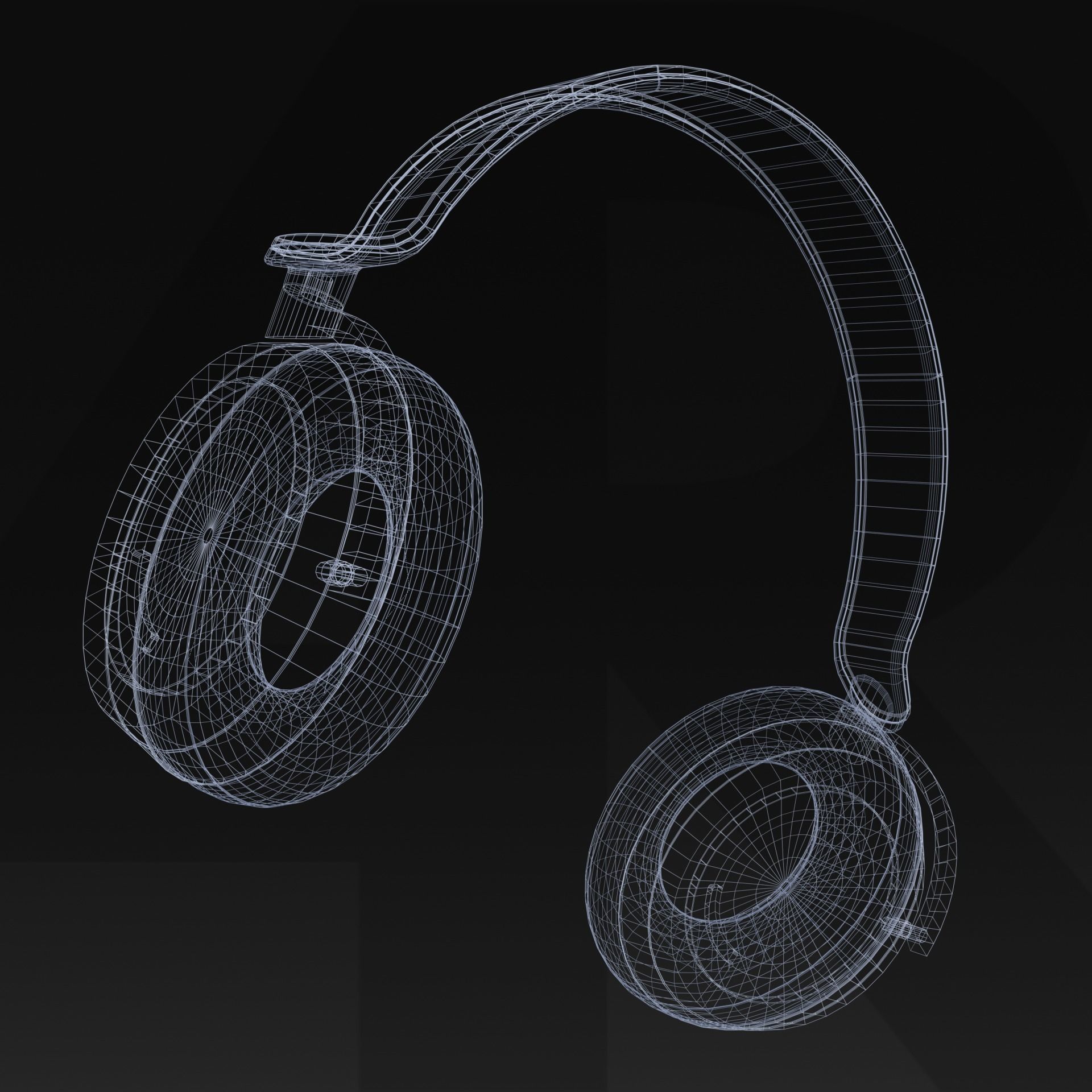 Surface Headphones - NoLogo 3D model_5