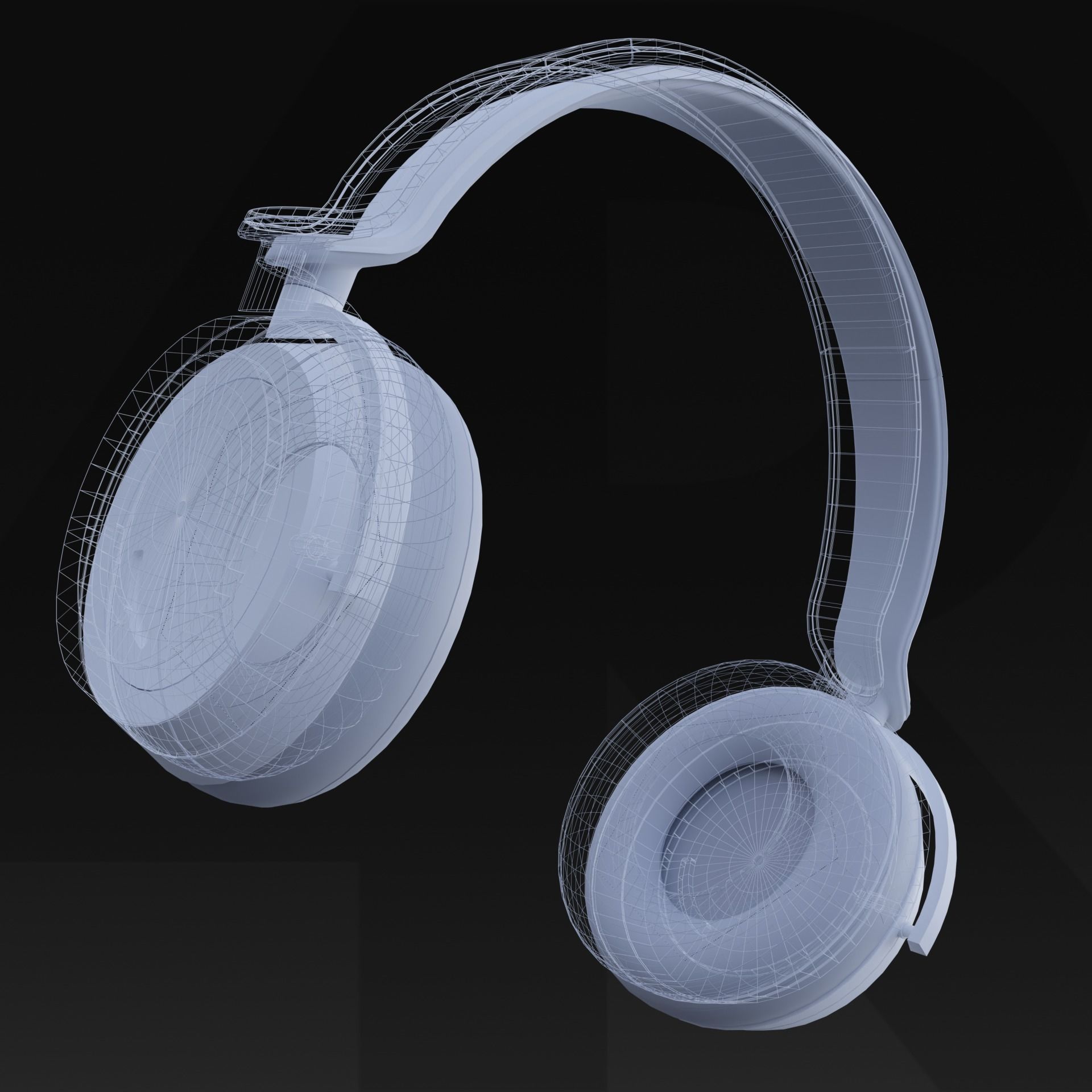 Surface Headphones - NoLogo 3D model_8
