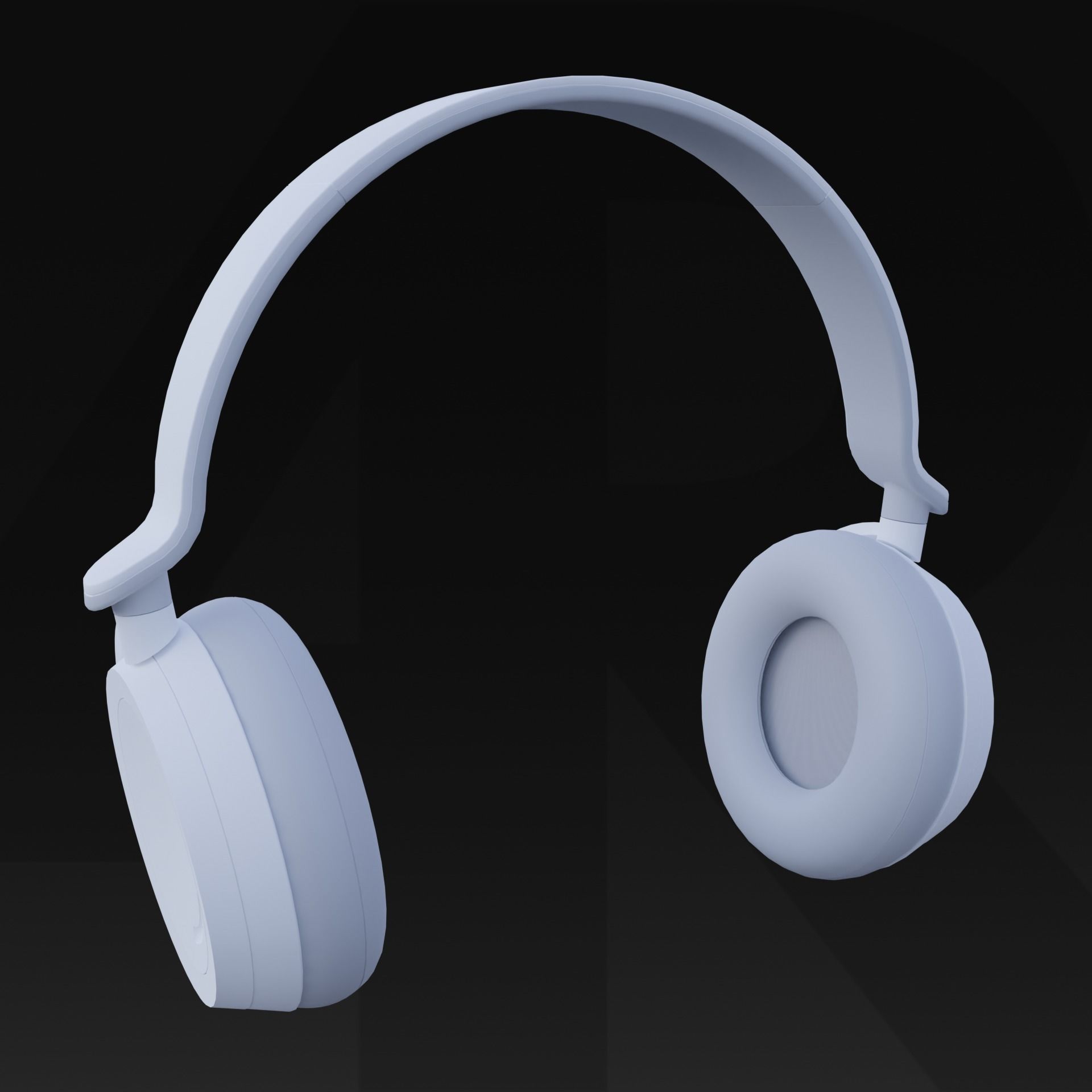Surface Headphones - NoLogo 3D model_2