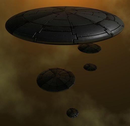 UFO ARMADA 3D model