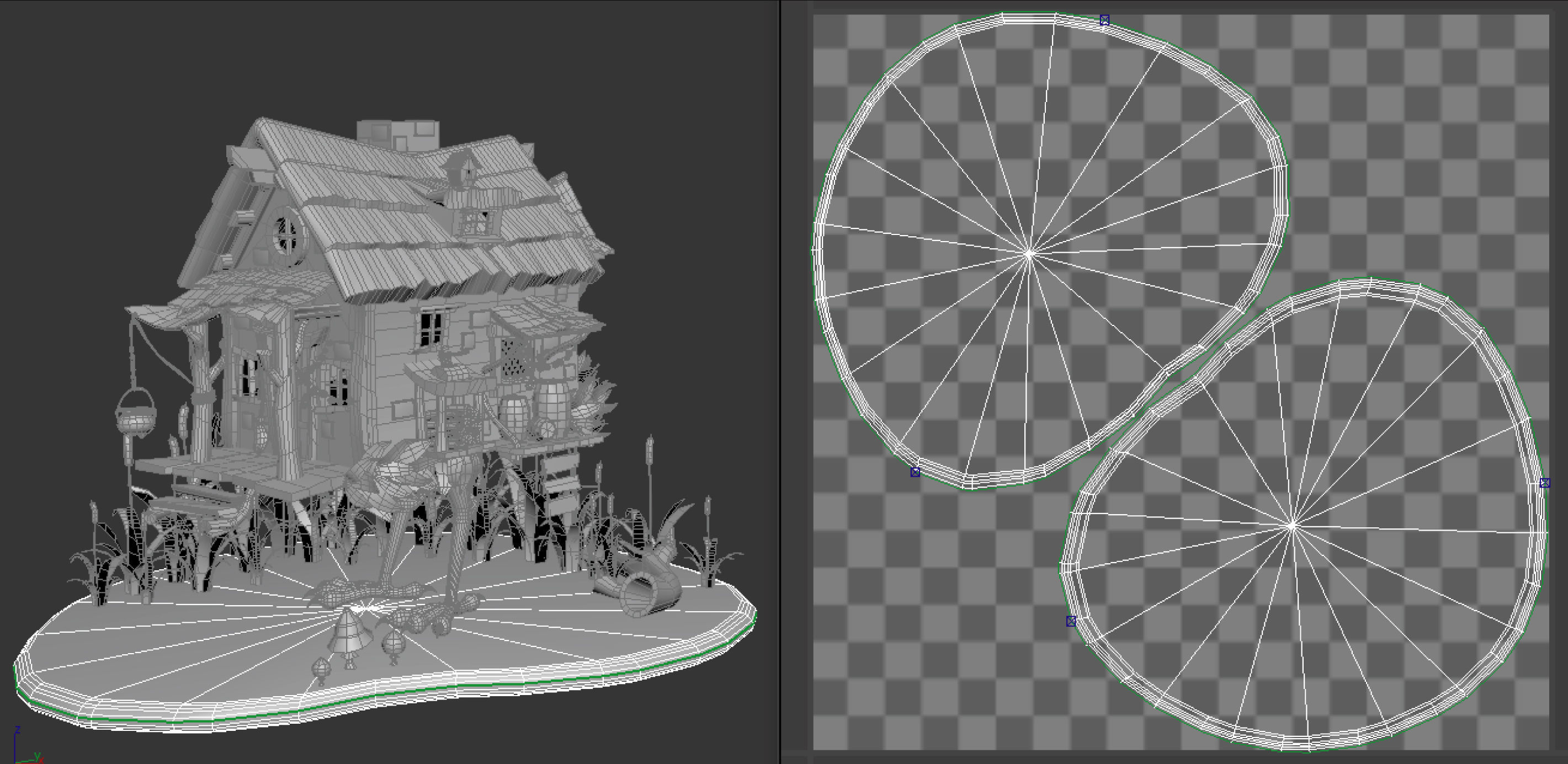 iZbushka gnome house Low-poly 3D model_5