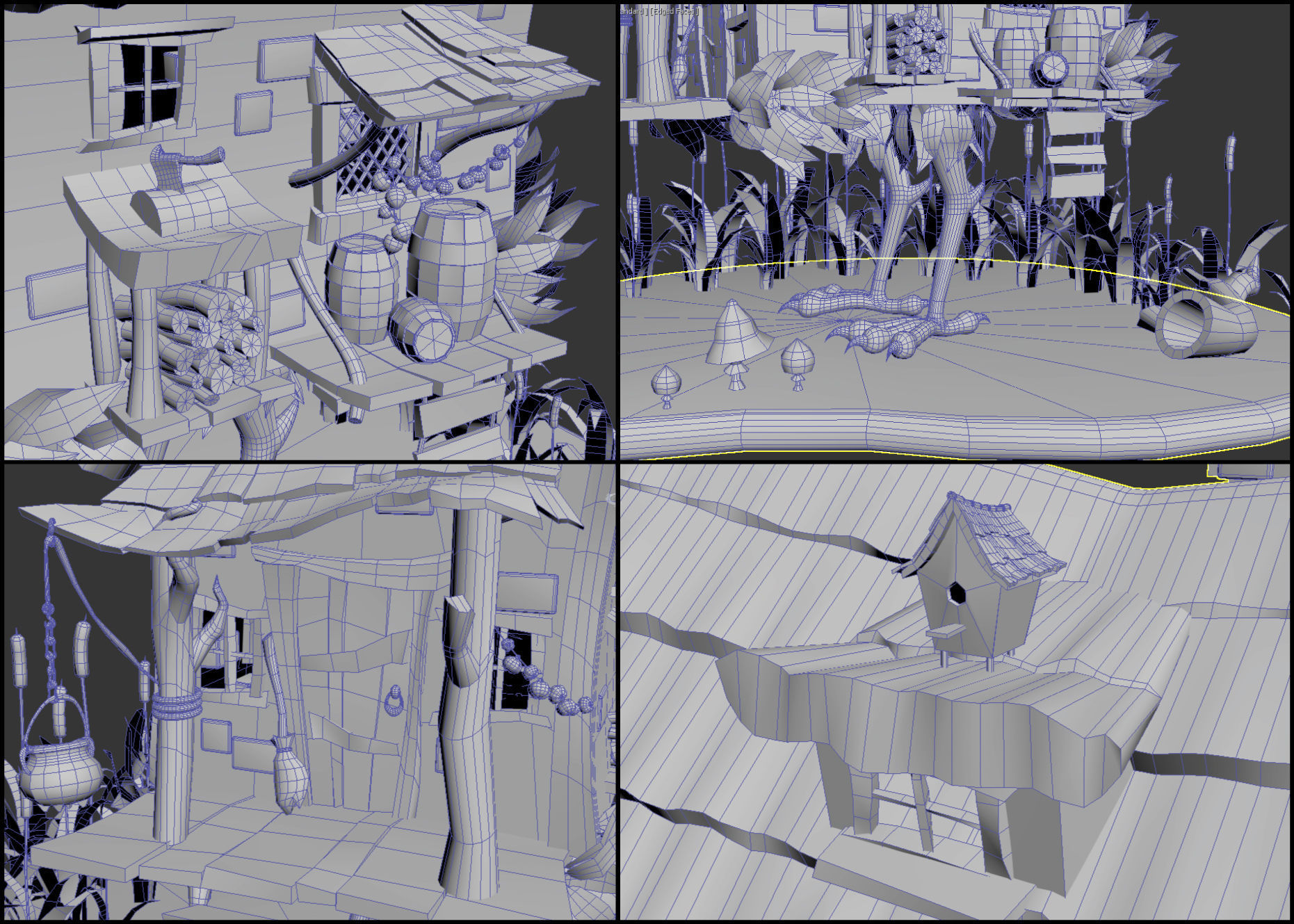 iZbushka gnome house Low-poly 3D model_3