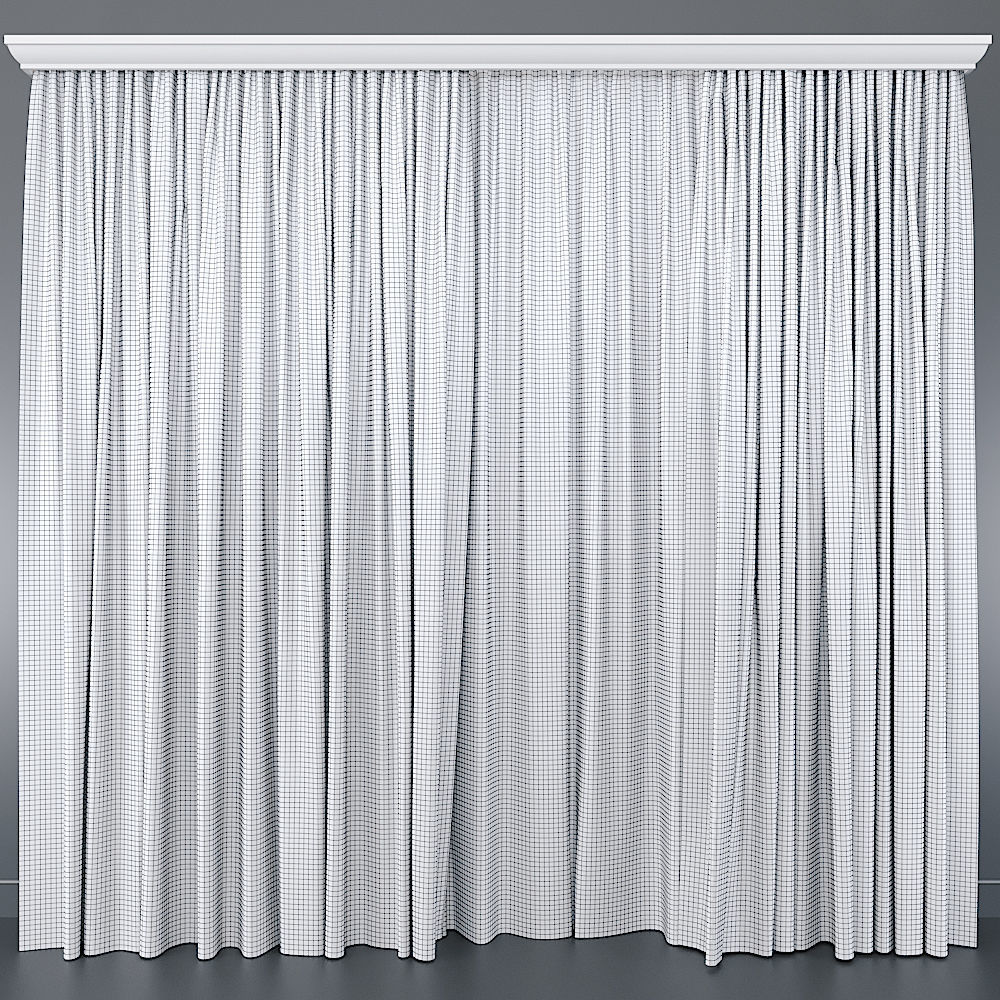 Curtain 18 3D model_2