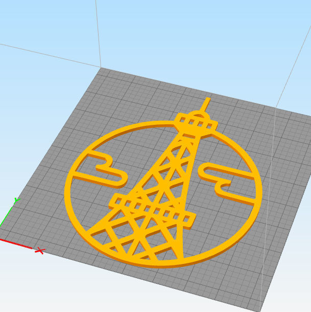 CITY ICON WALL DECORATION 3D print model_1