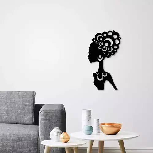African woman wall art
