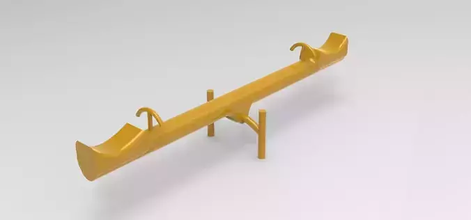Seesaw snow shovel