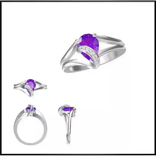 JCD Format  Color stone rings sets 3design price