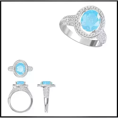 JCD Format Affordable color stone rings jewelry cad programs