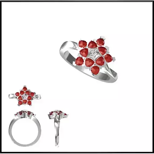 JCD Format  Affordable color stone rings 3dm jewelry