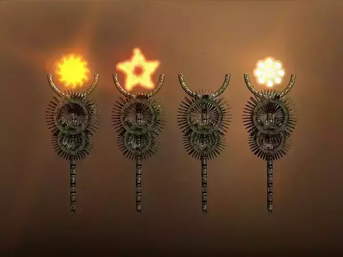 Rising Suns magic wands collection