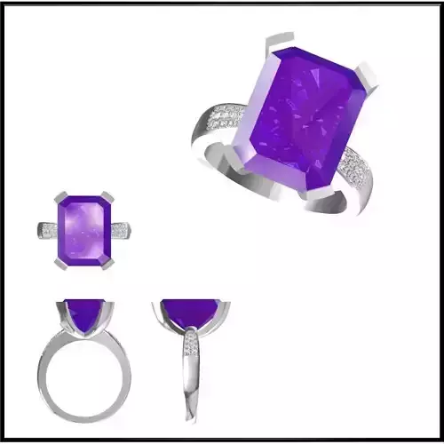 JCD Format Moissanite color stone rings jewellery design course