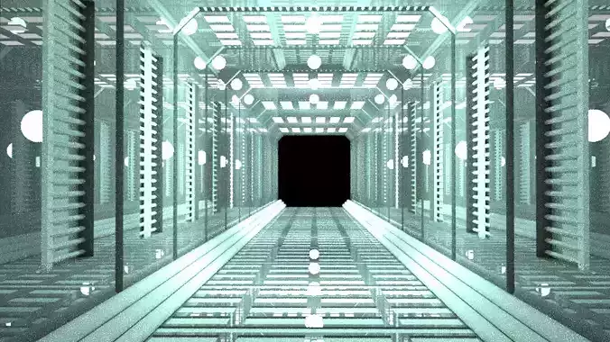 SCI-FI HALLWAY