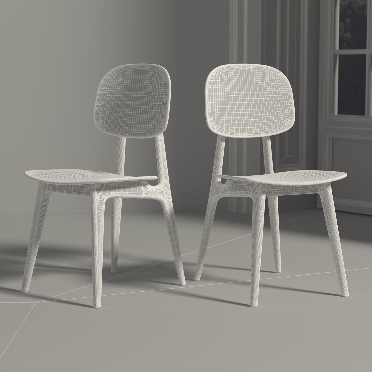modern chair 191224 3D model_3