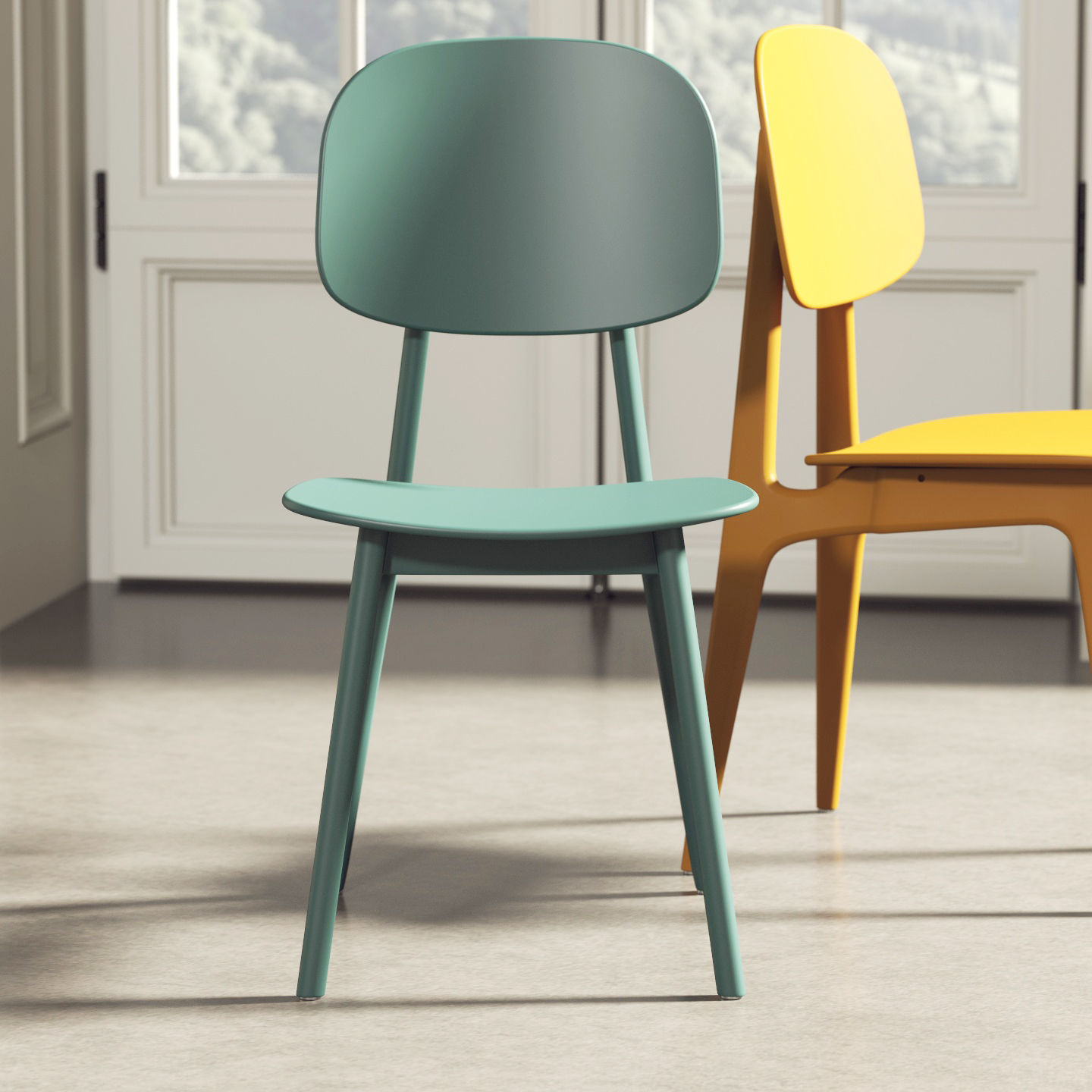 modern chair 191224 3D model_2