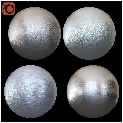 Metall silver sphere Texture
