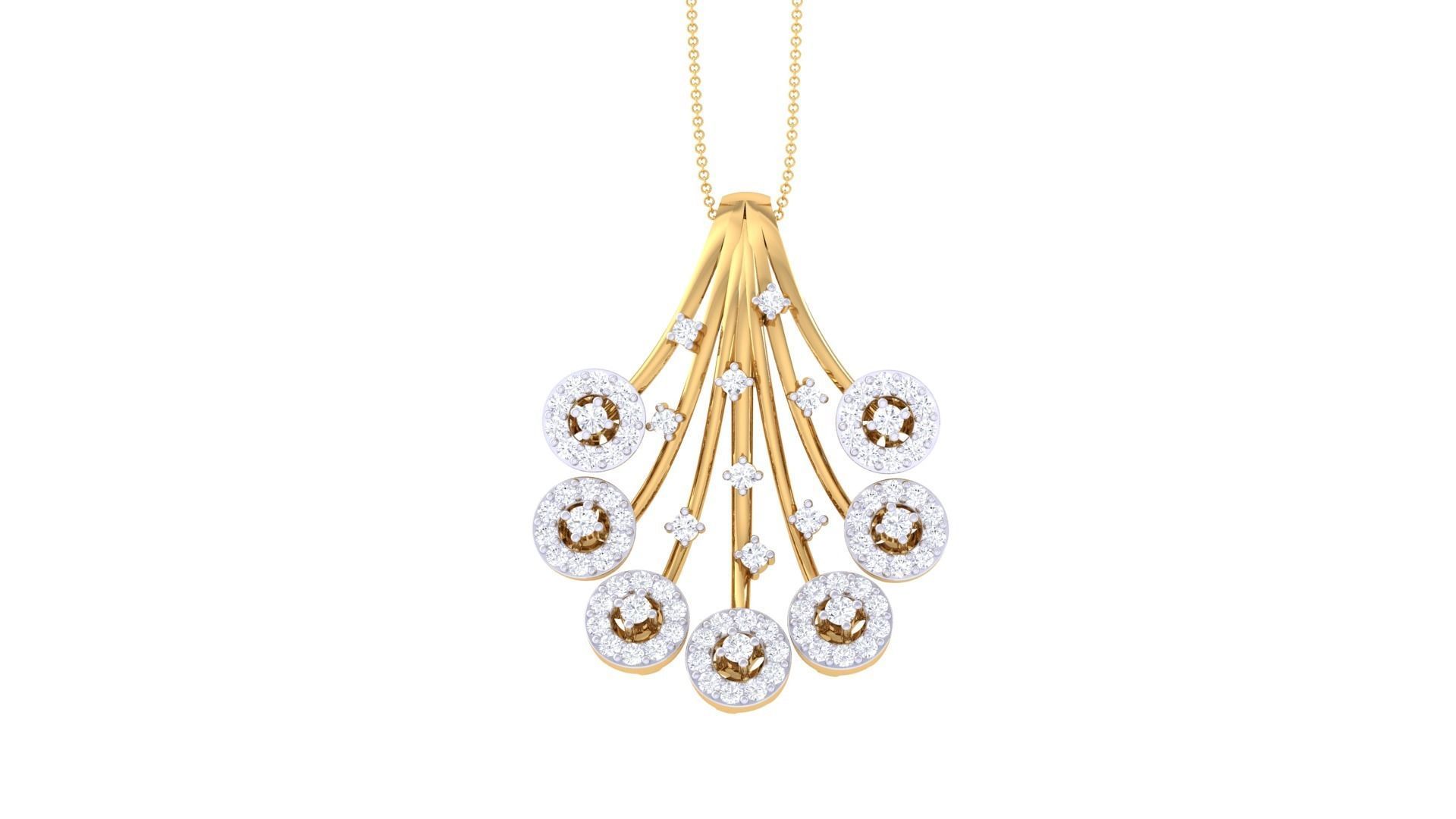 Italian pendant set pendant with 3D print model_5