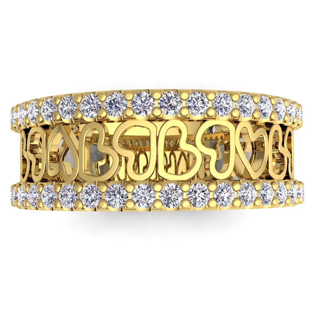 Diamond Ring 04 3D print model_9