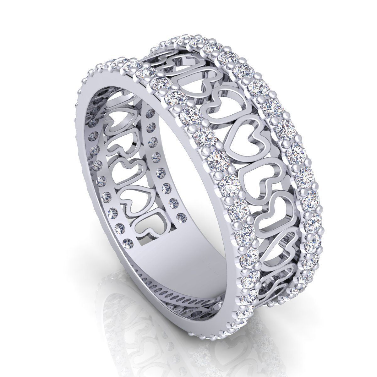 Diamond Ring 04 3D print model_4