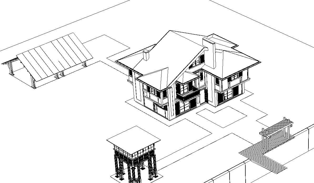 House Buselik Low-poly 3D model_5