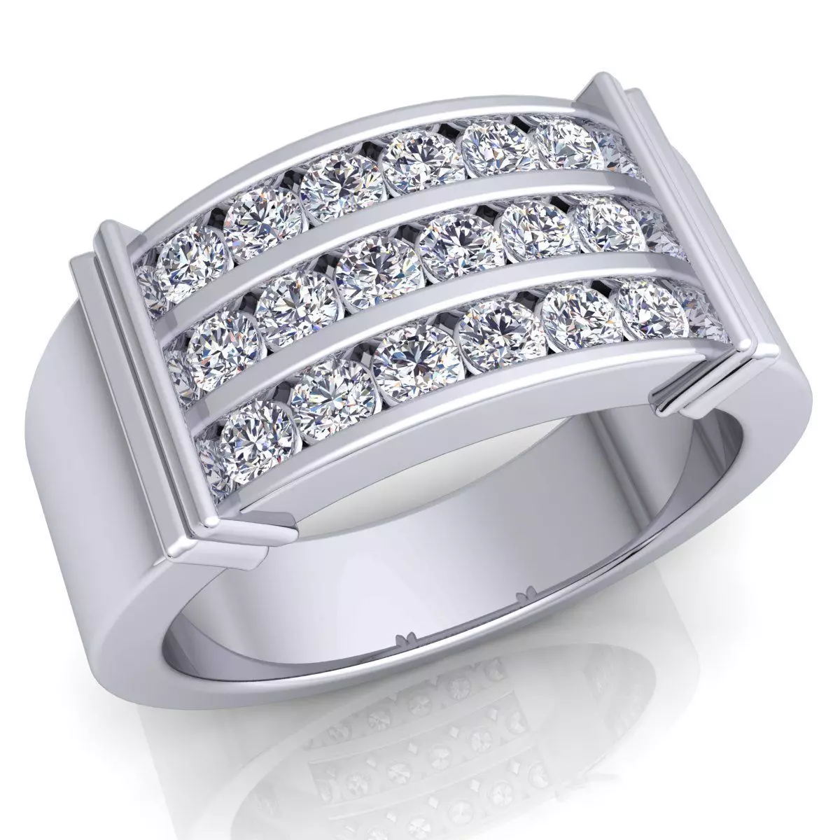 Diamond Ring 07 3D print model_0