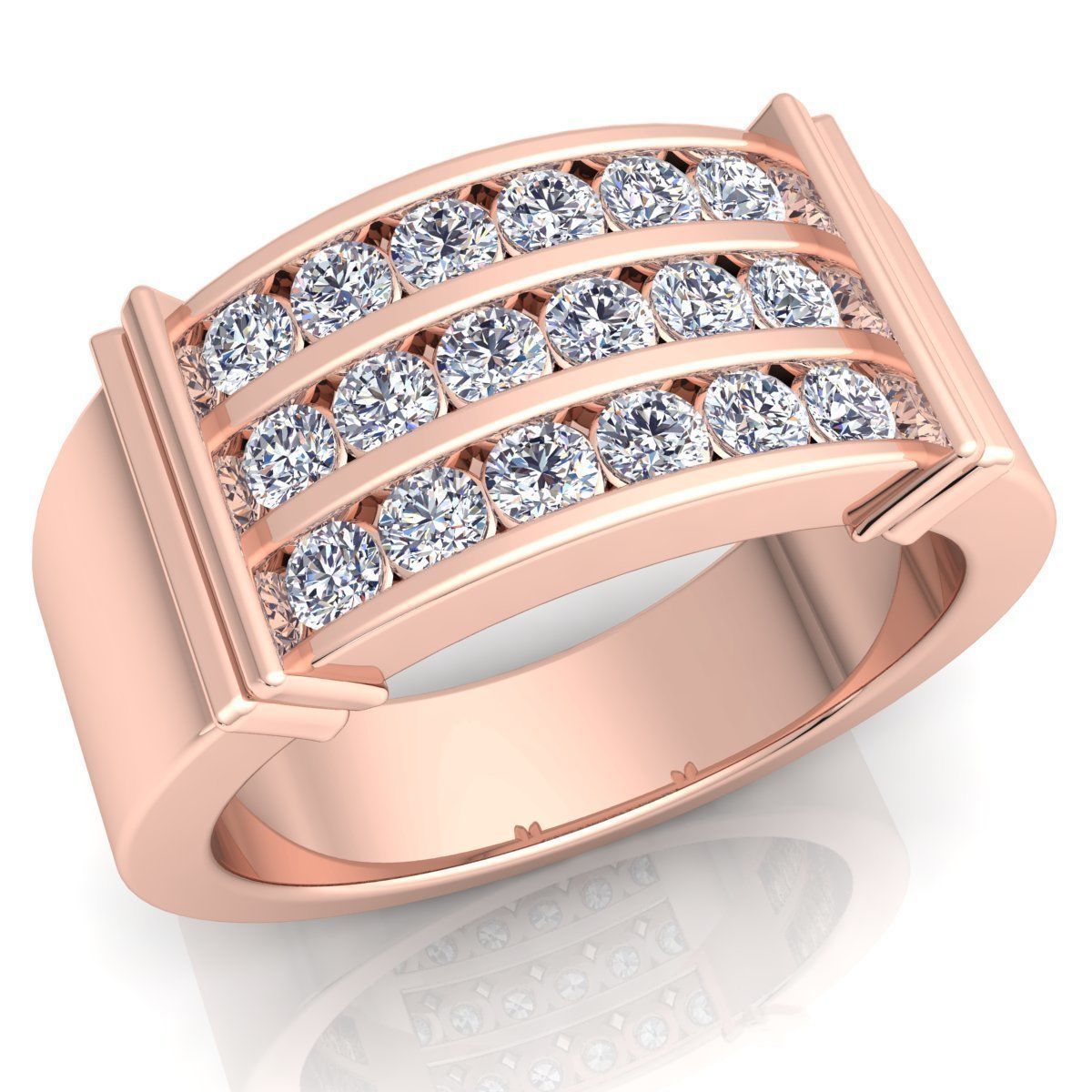 Diamond Ring 07 3D print model_4