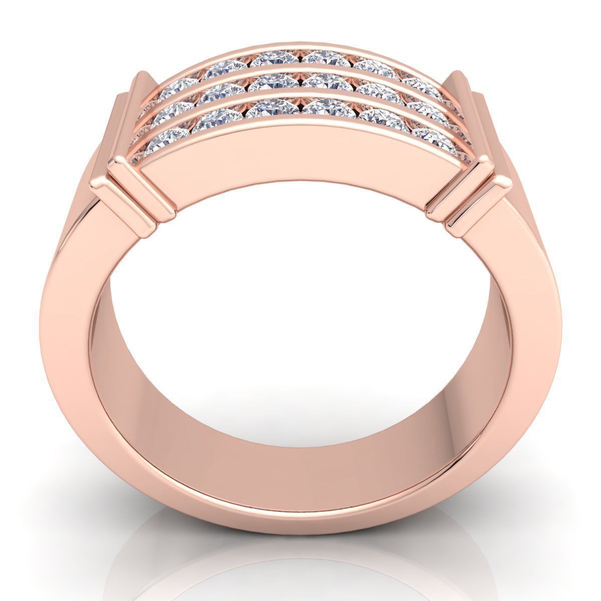Diamond Ring 07 3D print model_6