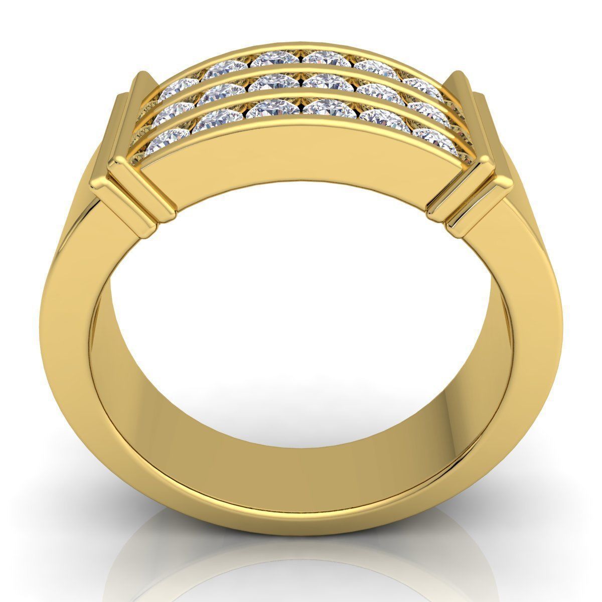Diamond Ring 07 3D print model_5