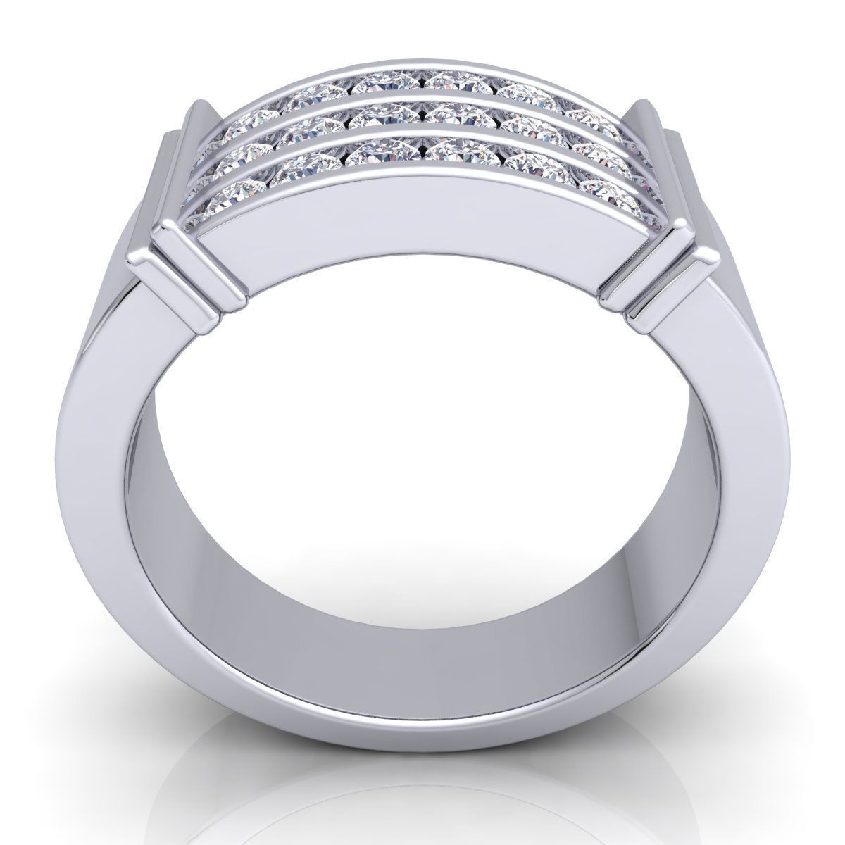 Diamond Ring 07 3D print model_7