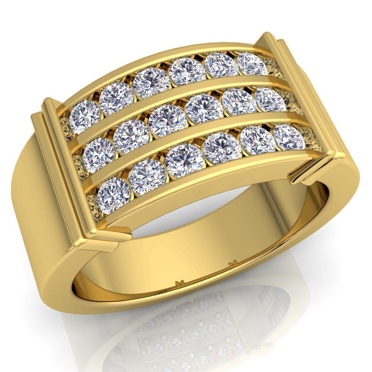 Diamond Ring 07 3D print model_11