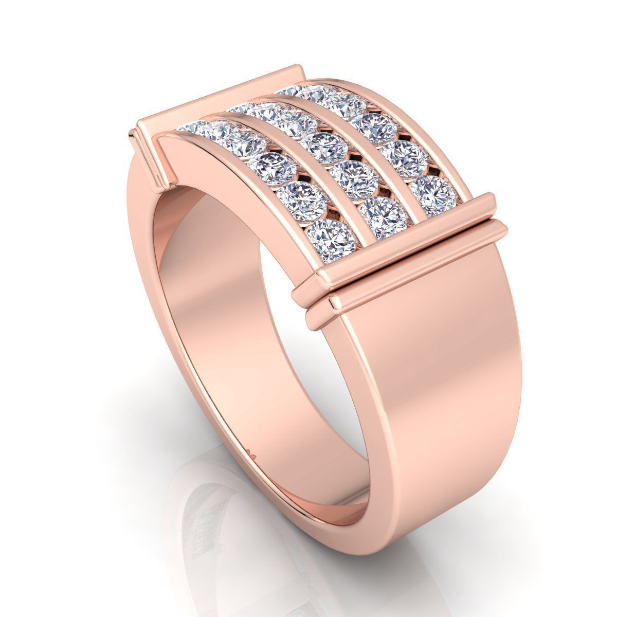 Diamond Ring 07 3D print model_3