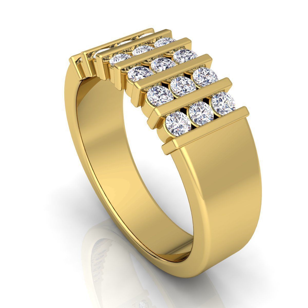 Diamond Ring 12 3D print model_9