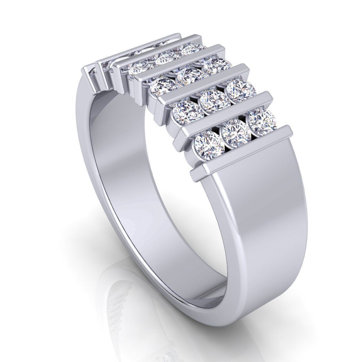 Diamond Ring 12 3D print model_11