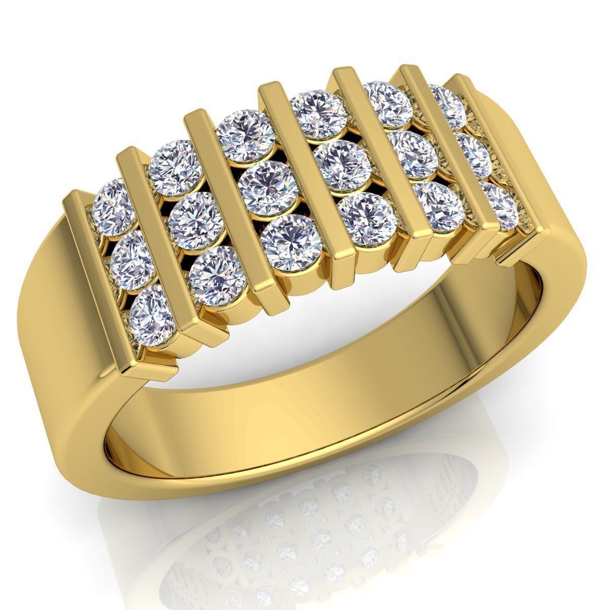 Diamond Ring 12 3D print model_1