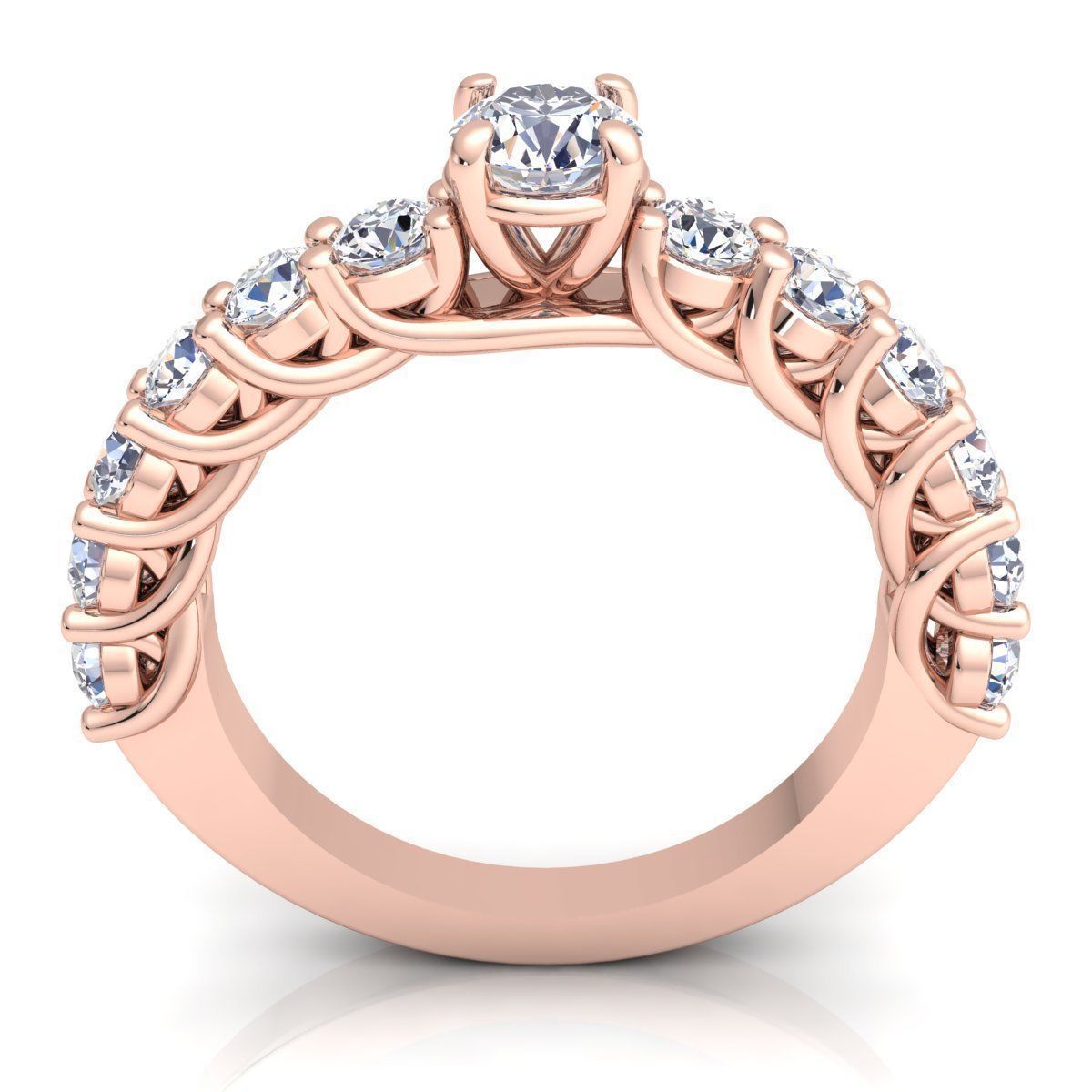 Diamond Ring 19 3D print model_4