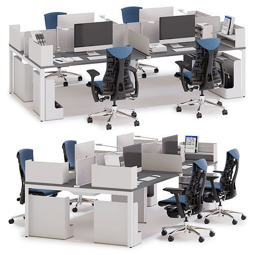 Herman Miller Layout Studio v1 3D model